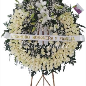Corona Funeral Tapizada Modernas