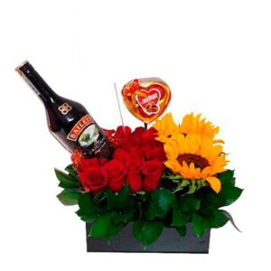 Caja Flores Moderna Tropical