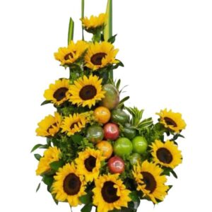 Ramo Girasoles con Frutas
