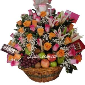 Ramo De Flores y Frutas