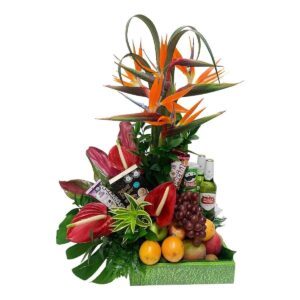 Ramo de Frutas y Flores Hombre