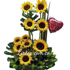 Arreglo Girasoles inspiración cali sur