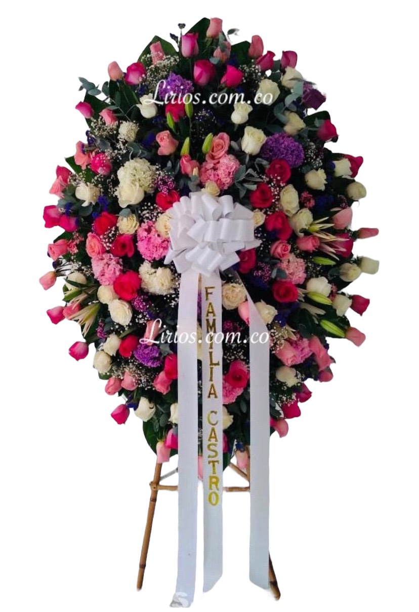 Corona Fúnebre Elegante Moderna