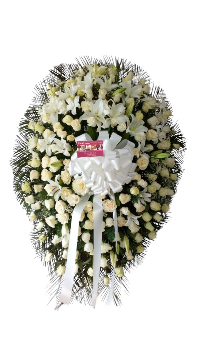 Corona fĂșnebre Cali Descansa en Paz