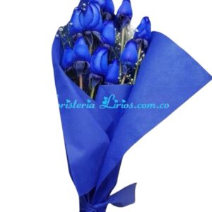 Bouquet Rosas Azules Cali