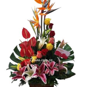 Arreglo Exótico Lirios Cali