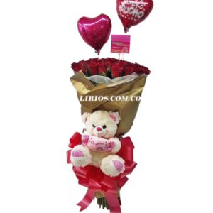 Bouquet Flores Peluche en Cali