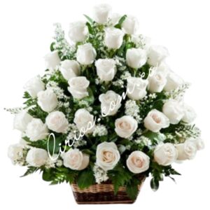 Condolencias Ramos Rosas Blancas