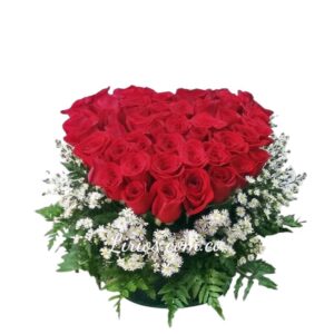 Corazón Floral rosas domicilio en cali