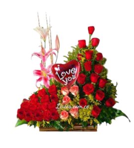 Hermoso Arreglo con Corazón Entregas en Cali