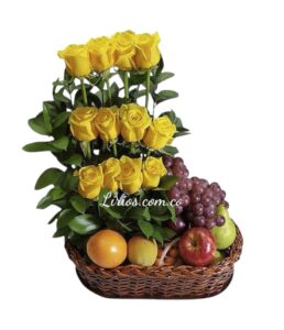 Ramo De frutas y Flores En Cali