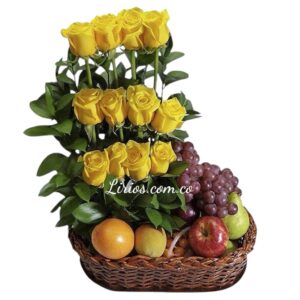 Ramo De frutas y Flores En Cali